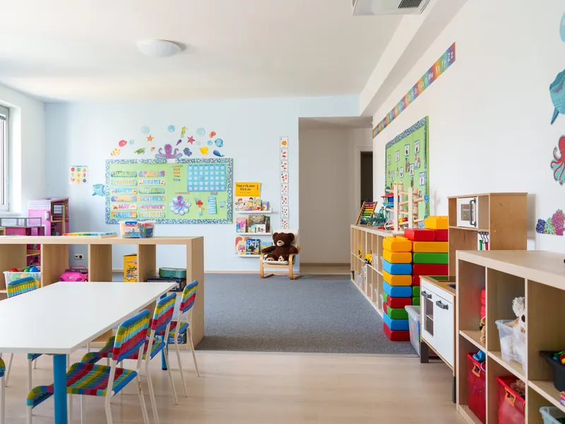 A Handprints classroom ready for the morning